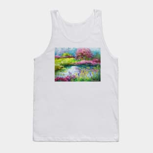 Blooming pond Tank Top